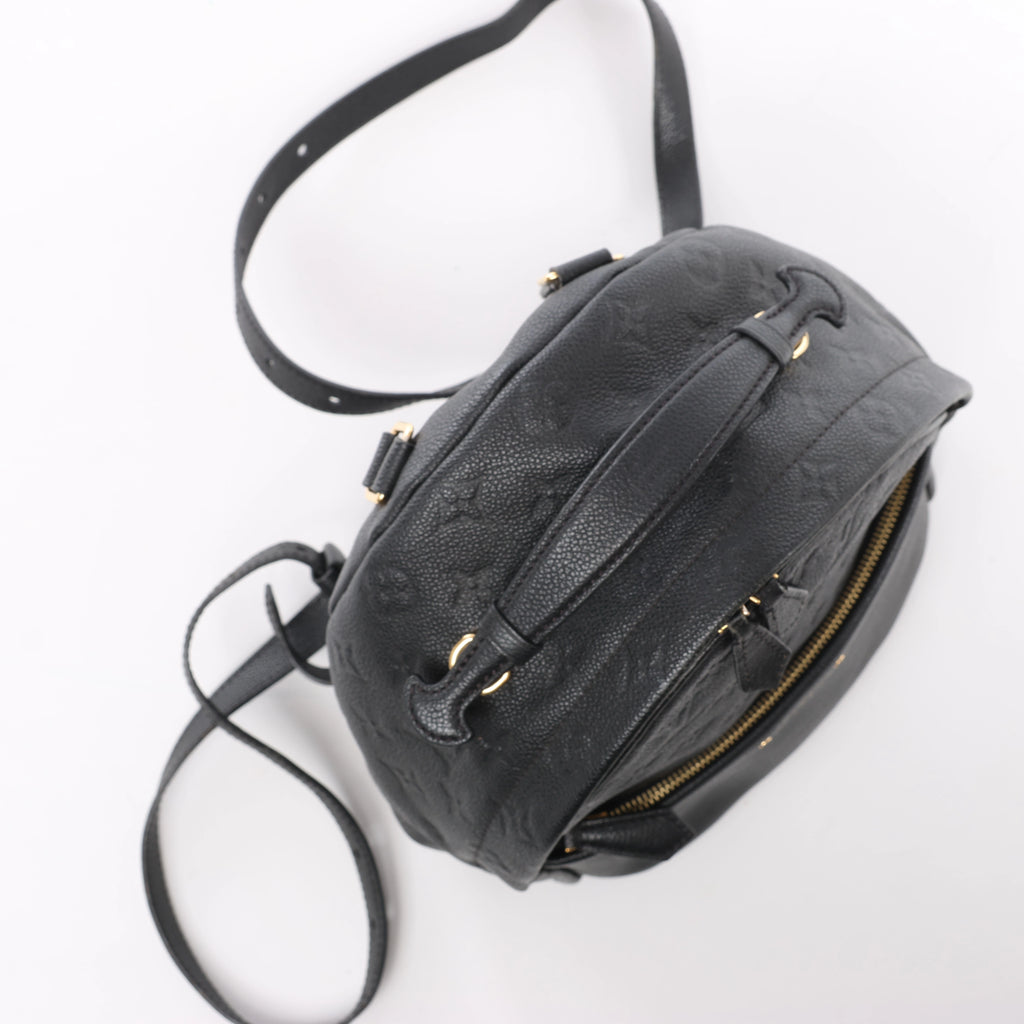 Mochila Louis Vuitton Monogram Empreinte Sorbonne en negro M44016