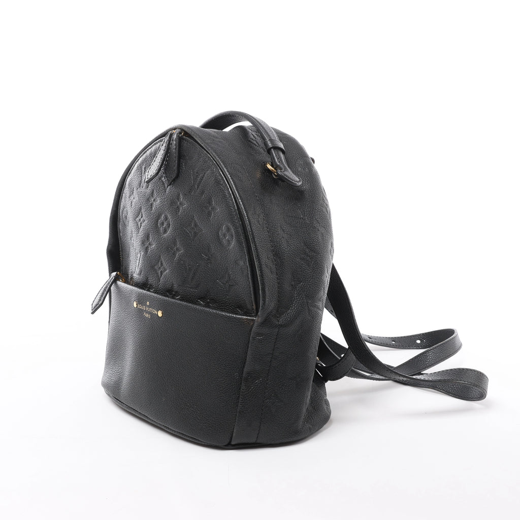 Mochila Louis Vuitton Monogram Empreinte Sorbonne en negro M44016