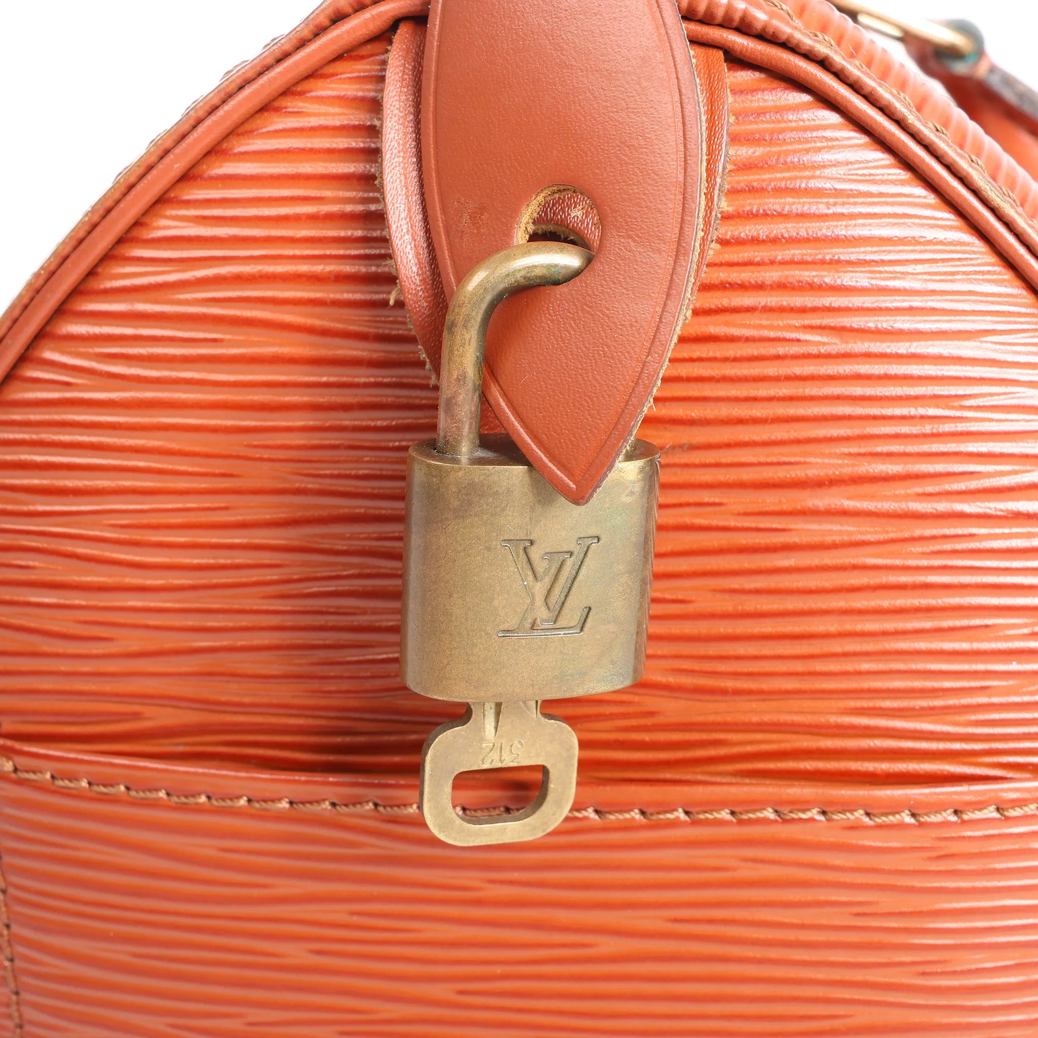Louis Vuitton Speedy 25 Epi Leather Handbag in Brown M43013