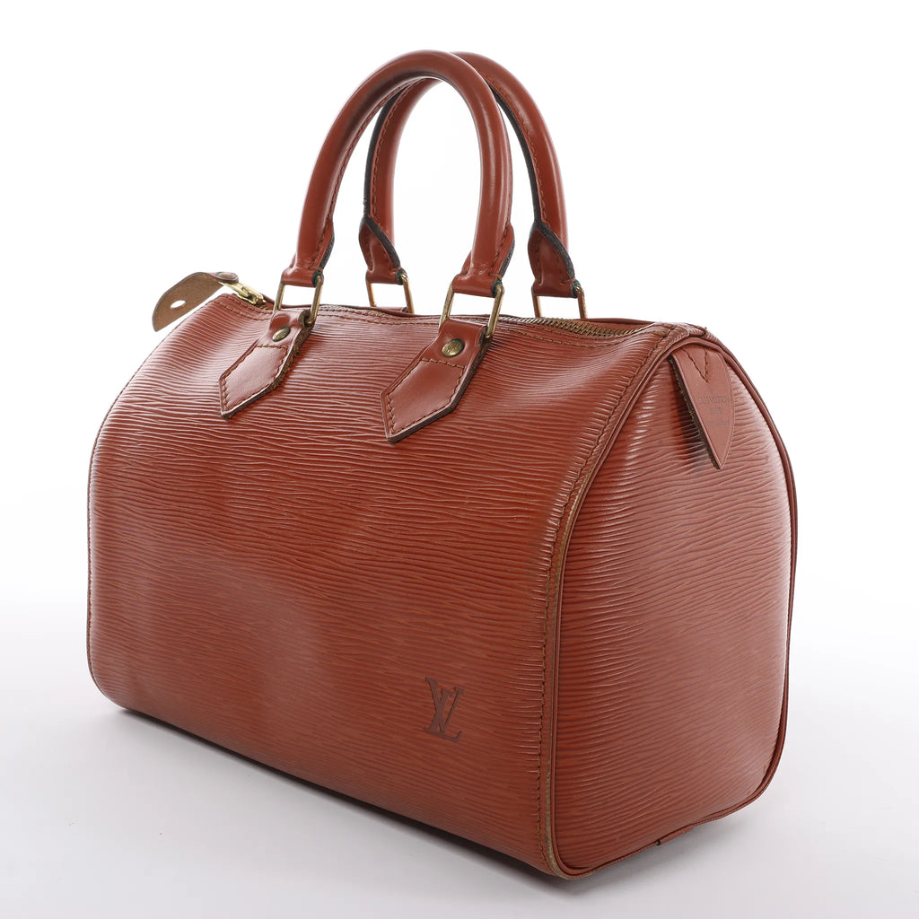 Louis Vuitton Speedy 25 Epi Leather Handbag in Brown M43013