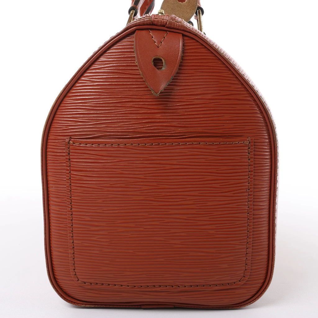 Louis Vuitton Speedy 25 Epi Leather Handbag in Brown M43013