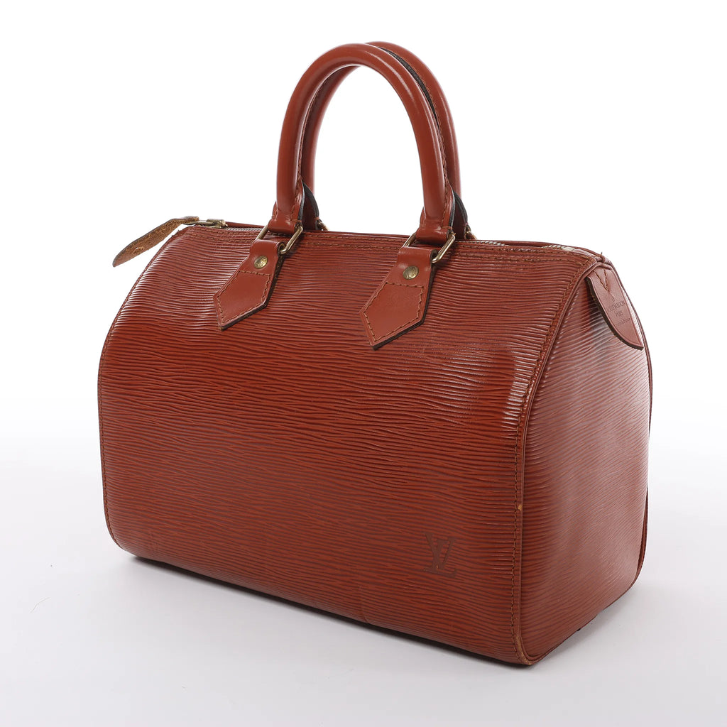 Louis Vuitton Speedy 25 Epi Leather Handbag in Brown M43013
