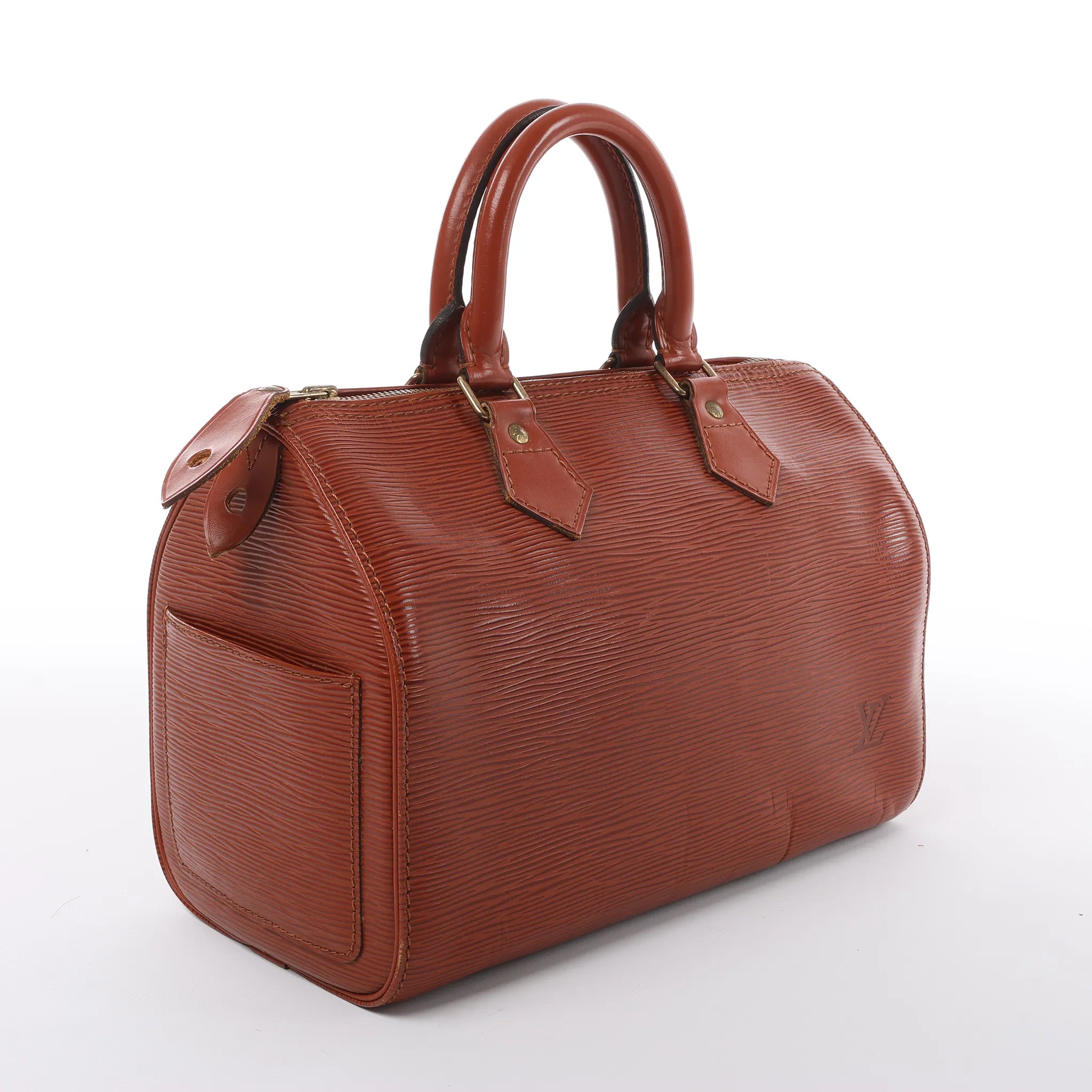 Louis Vuitton Speedy 25 Epi Leather Handbag in Brown M43013