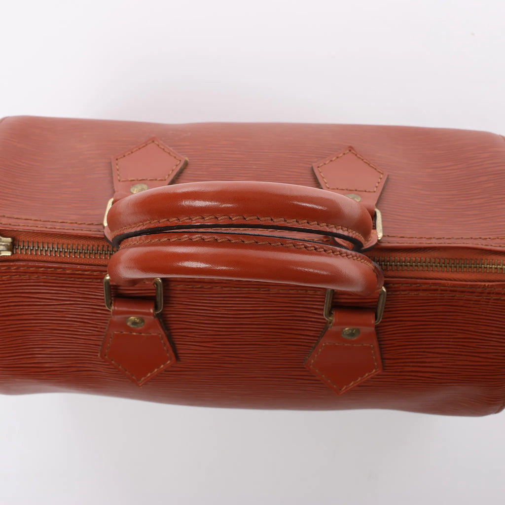 Louis Vuitton Speedy 25 Epi Leather Handbag in Brown M43013