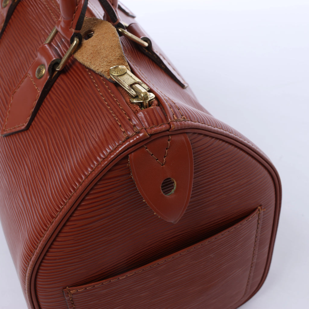 Louis Vuitton Speedy 25 Epi Leather Handbag in Brown M43013