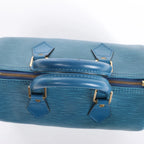 Louis Vuitton Speedy 25 Epi Leather Handbag in Blue M43015