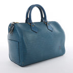 Louis Vuitton Speedy 25 Epi Leather Handbag in Blue M43015