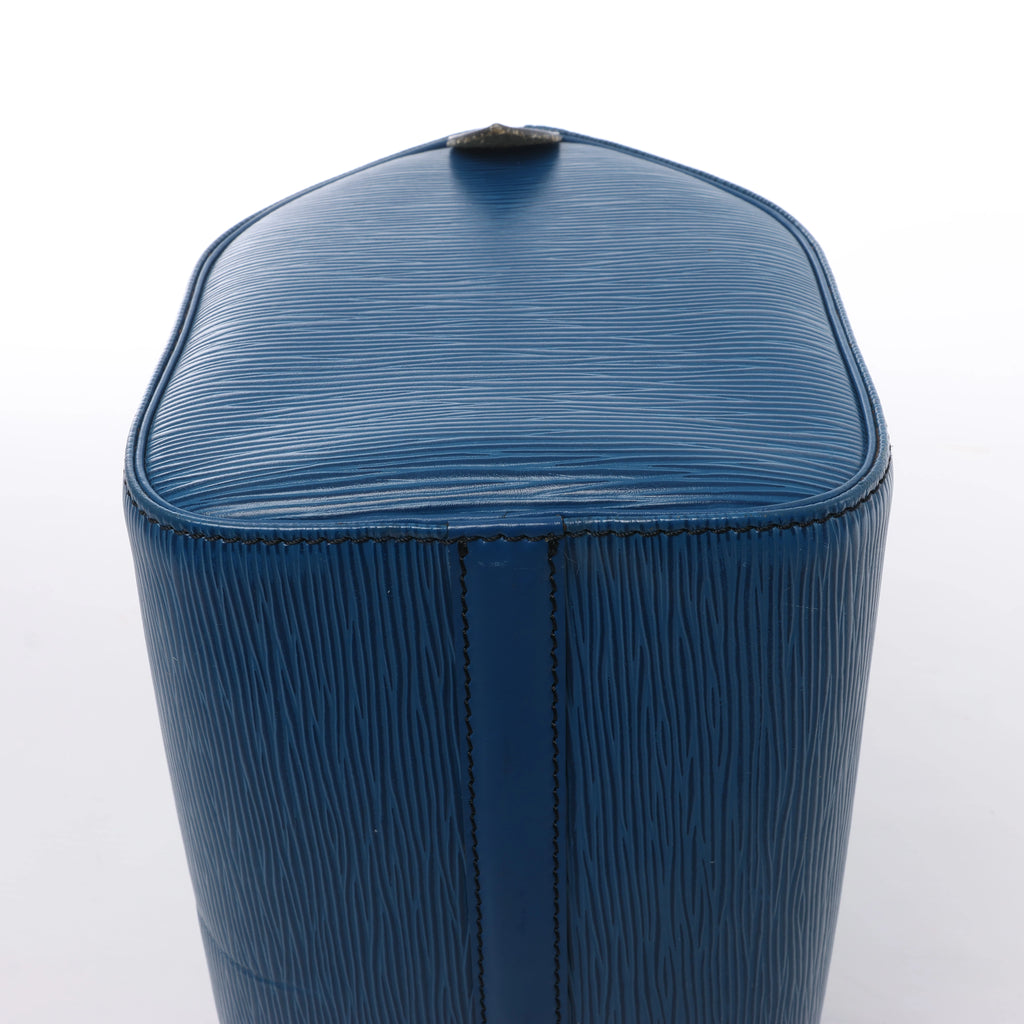 Bolso de mano Louis Vuitton Speedy 25 de cuero Epi en azul M43015