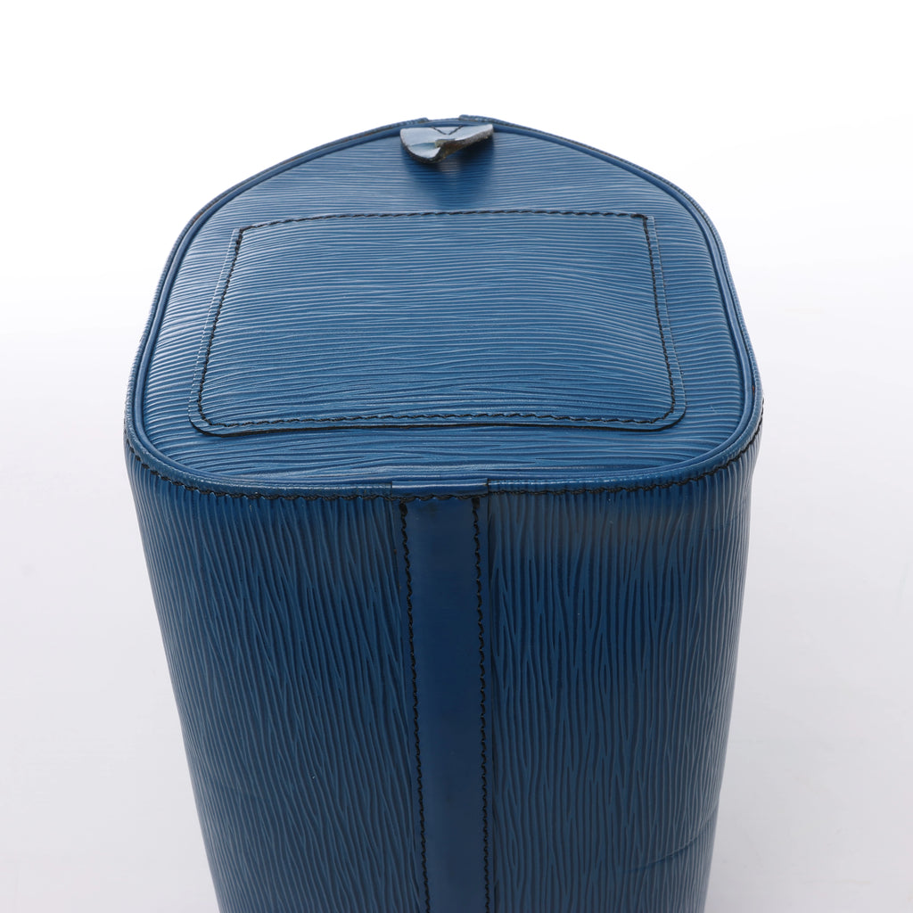 Bolso de mano Louis Vuitton Speedy 25 de cuero Epi en azul M43015