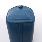 Bolso de mano Louis Vuitton Speedy 25 de cuero Epi en azul M43015