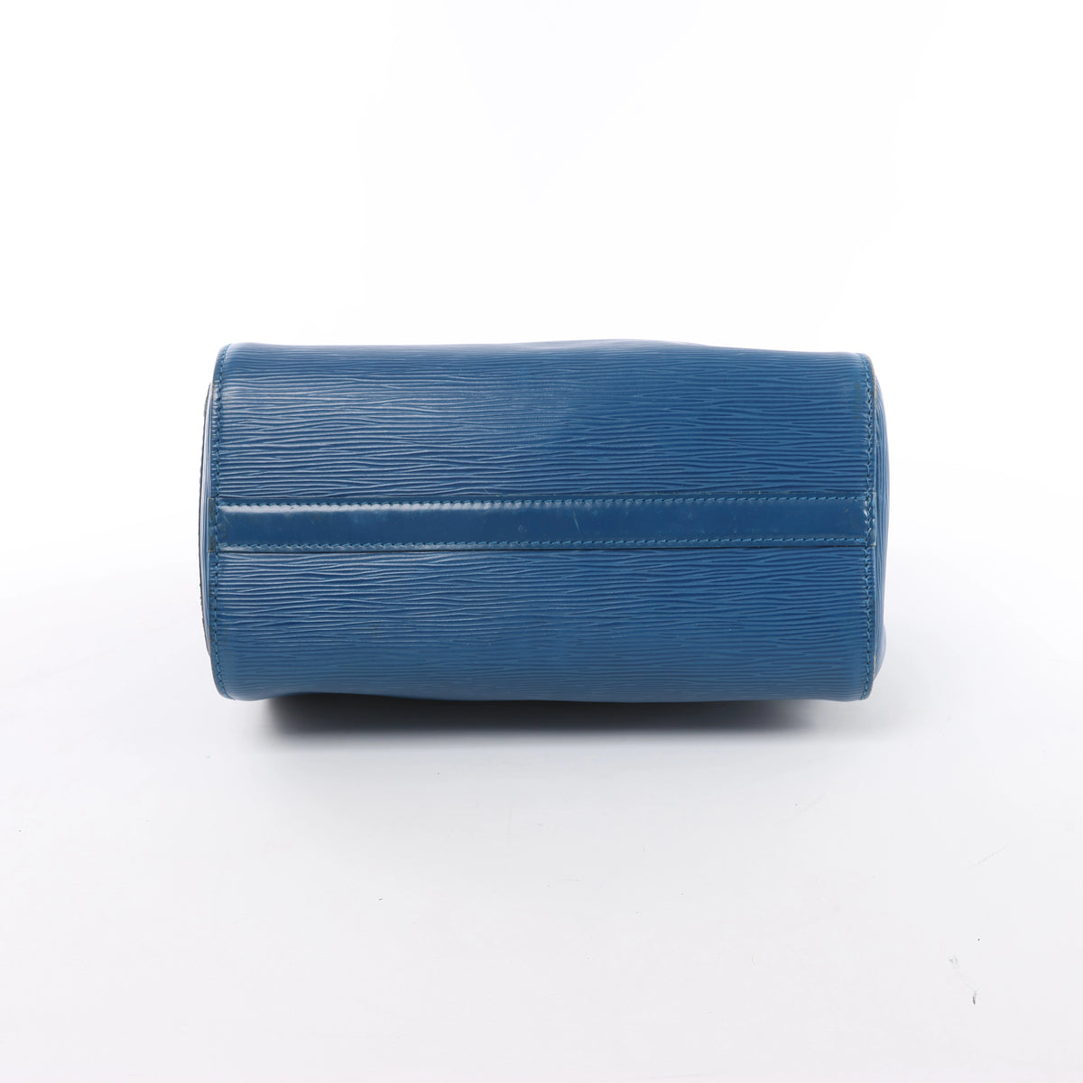 Bolso de mano Louis Vuitton Speedy 25 de cuero Epi en azul M43015