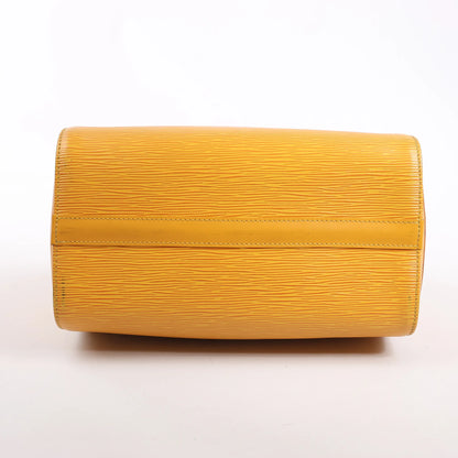 Louis Vuitton Speedy 25 en cuir épi jaune M43019