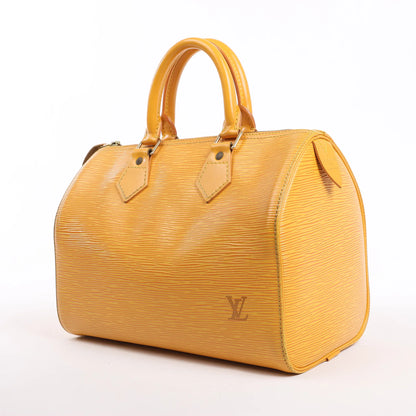 Louis Vuitton Speedy 25 en cuir épi jaune M43019