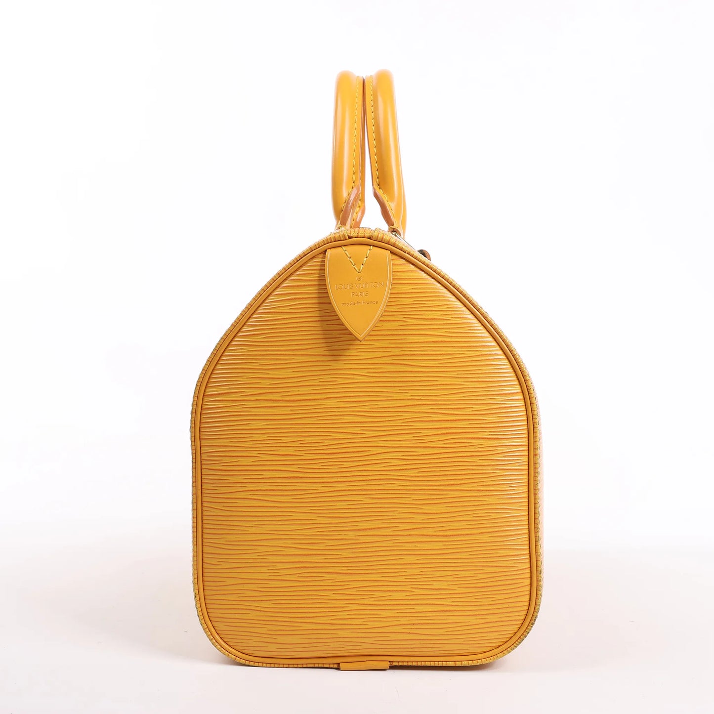 Louis Vuitton Speedy 25 en cuir épi jaune M43019