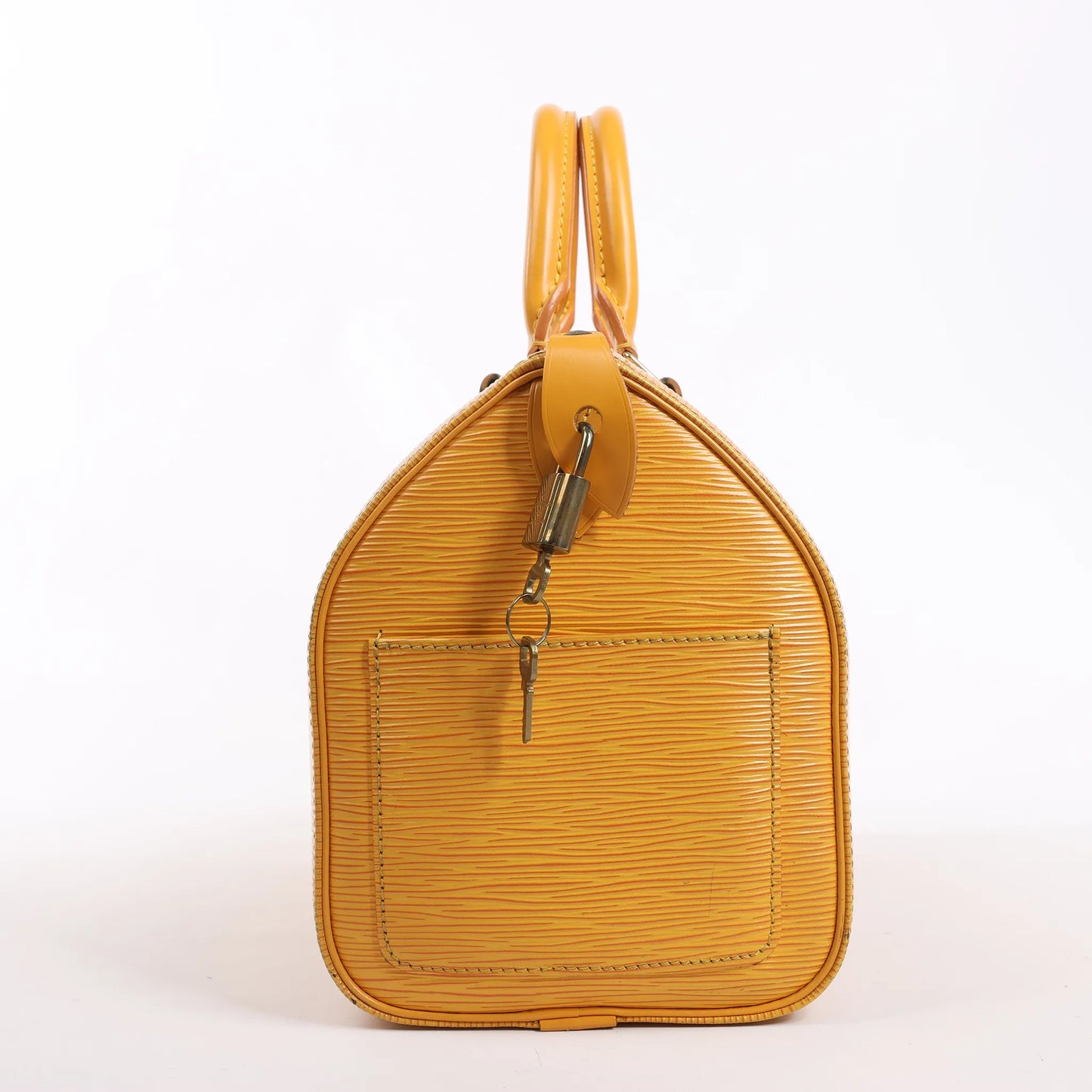 Louis Vuitton Speedy 25 en cuir épi jaune M43019