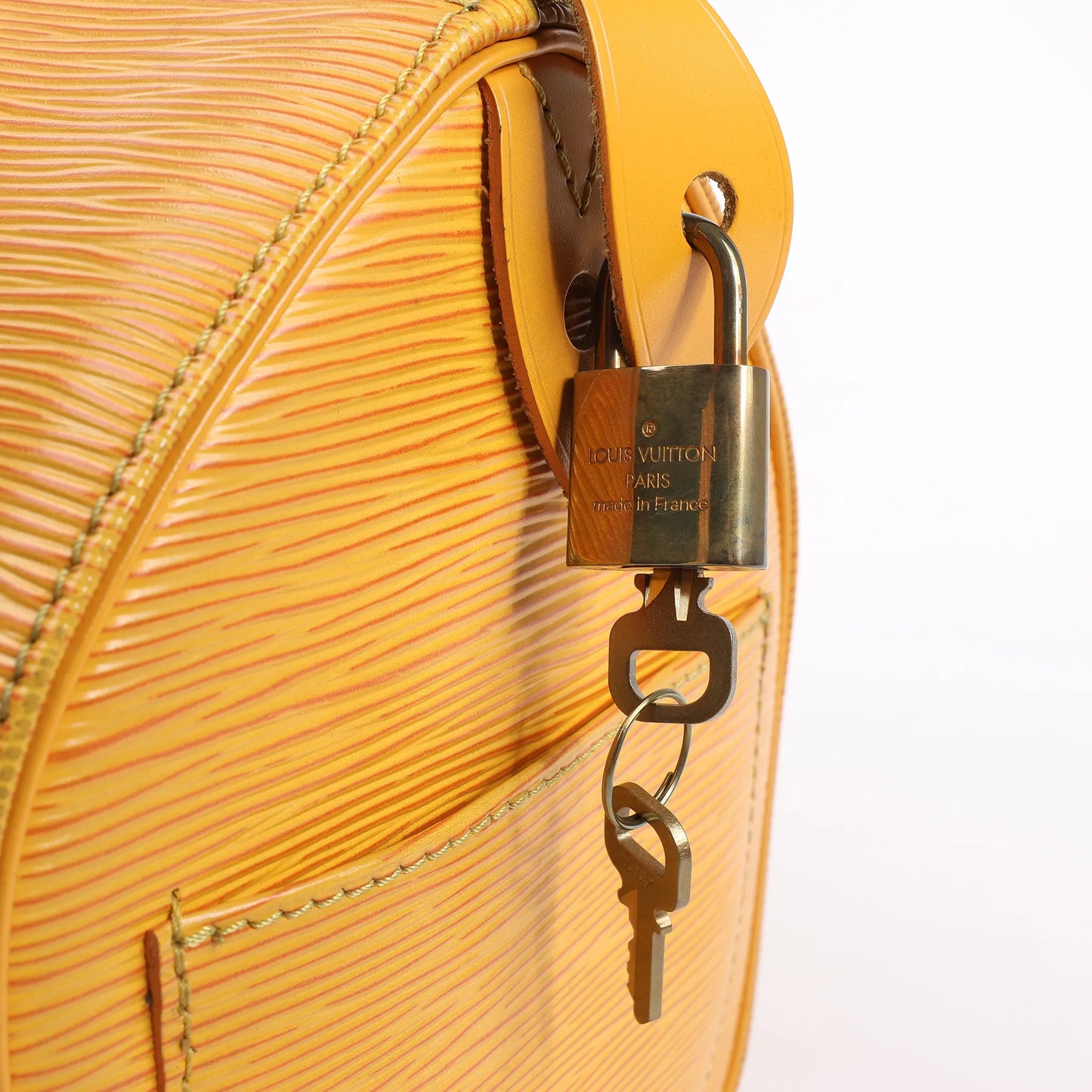 Louis Vuitton Speedy 25 en cuir épi jaune M43019