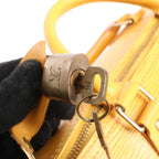 Louis Vuitton Speedy 25 Epi Leather Handbag in Yellow M43019