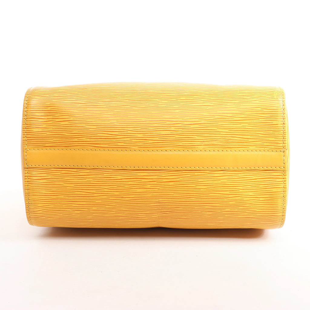 Louis Vuitton Speedy 25 Epi Leather Handbag in Yellow M43019