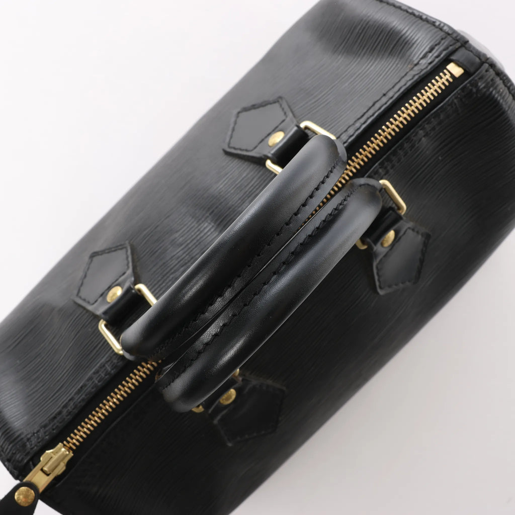 Louis Vuitton Speedy 25 Epi Leather Handbag in Black M59032