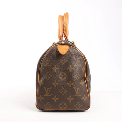Louis Vuitton Monogram Speedy 25 Handbag in Brown M41109