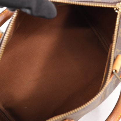 Louis Vuitton Monogram Speedy 25 Handbag in Brown M41528