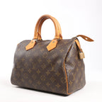 Louis Vuitton Monogram Speedy 25 Handbag in Brown M41528