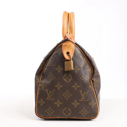 Louis Vuitton Monogram Speedy 25 Handbag in Brown M41528