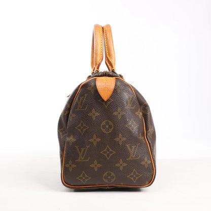 Louis Vuitton Monogram Speedy 25 Handbag in Brown M41528