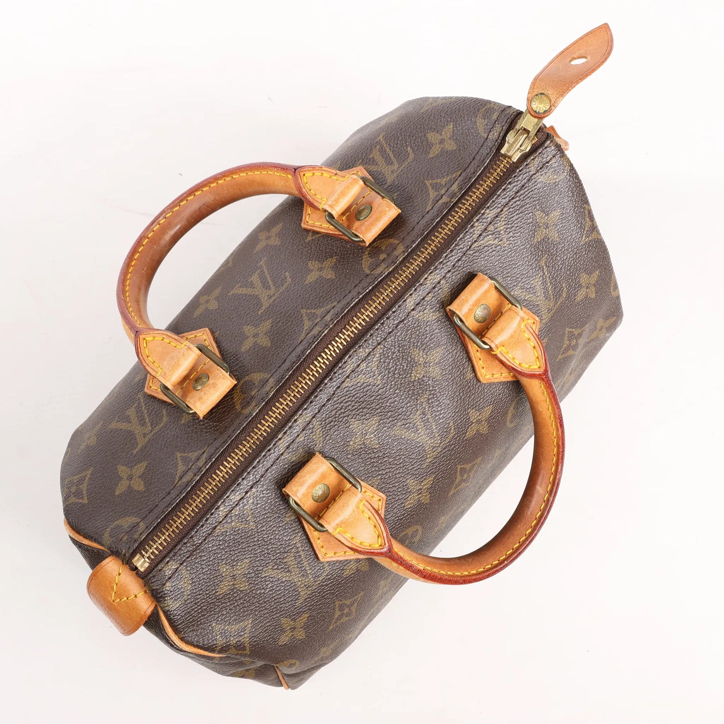 Louis Vuitton Monogram Speedy 25 Handbag in Brown M41528
