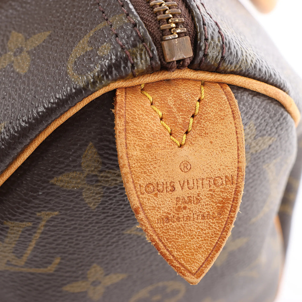 Louis Vuitton Speedy 25 Monogram Canvas Handbag in Brown M41528