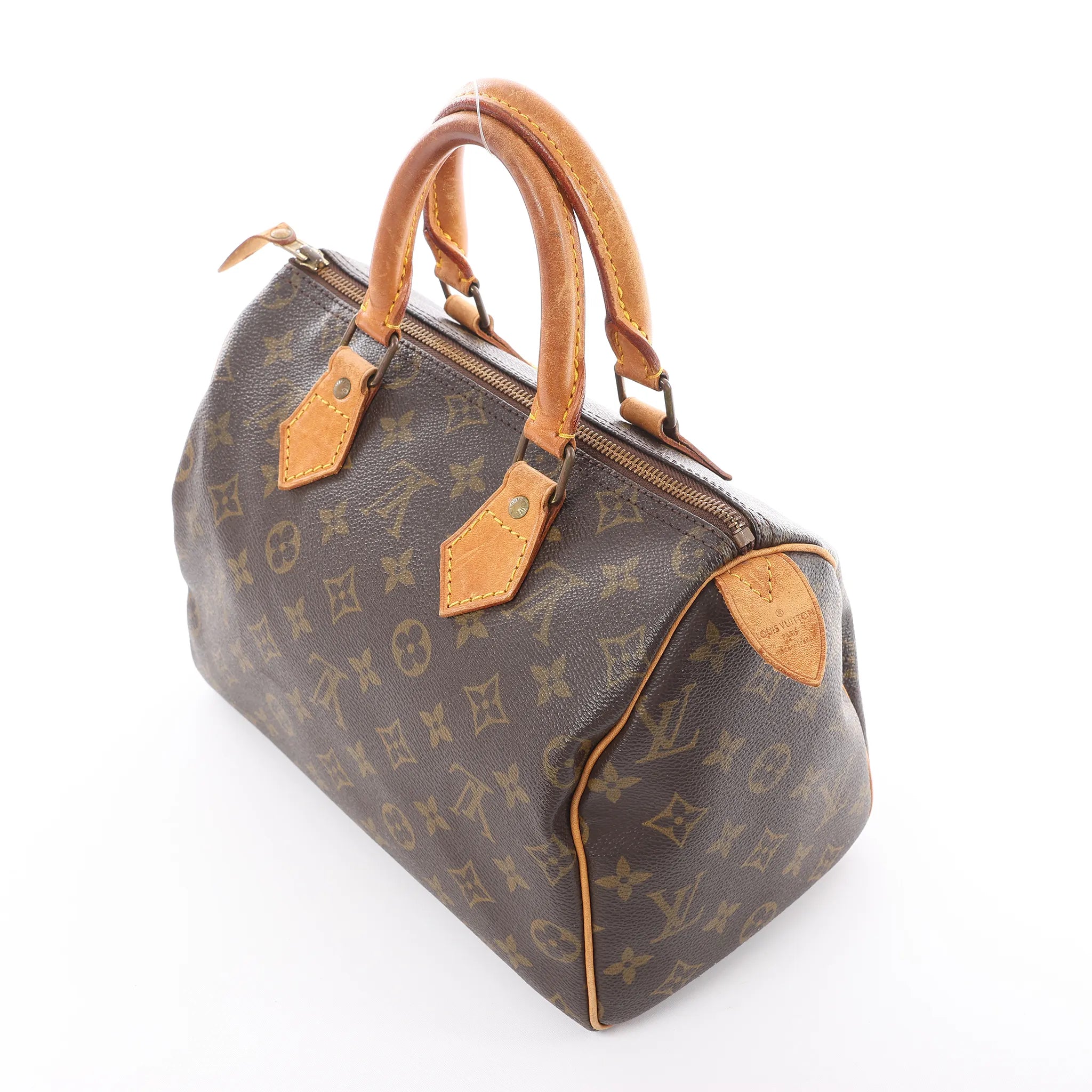 Louis Vuitton Speedy 25 Monogram Canvas Handbag in Brown M41528