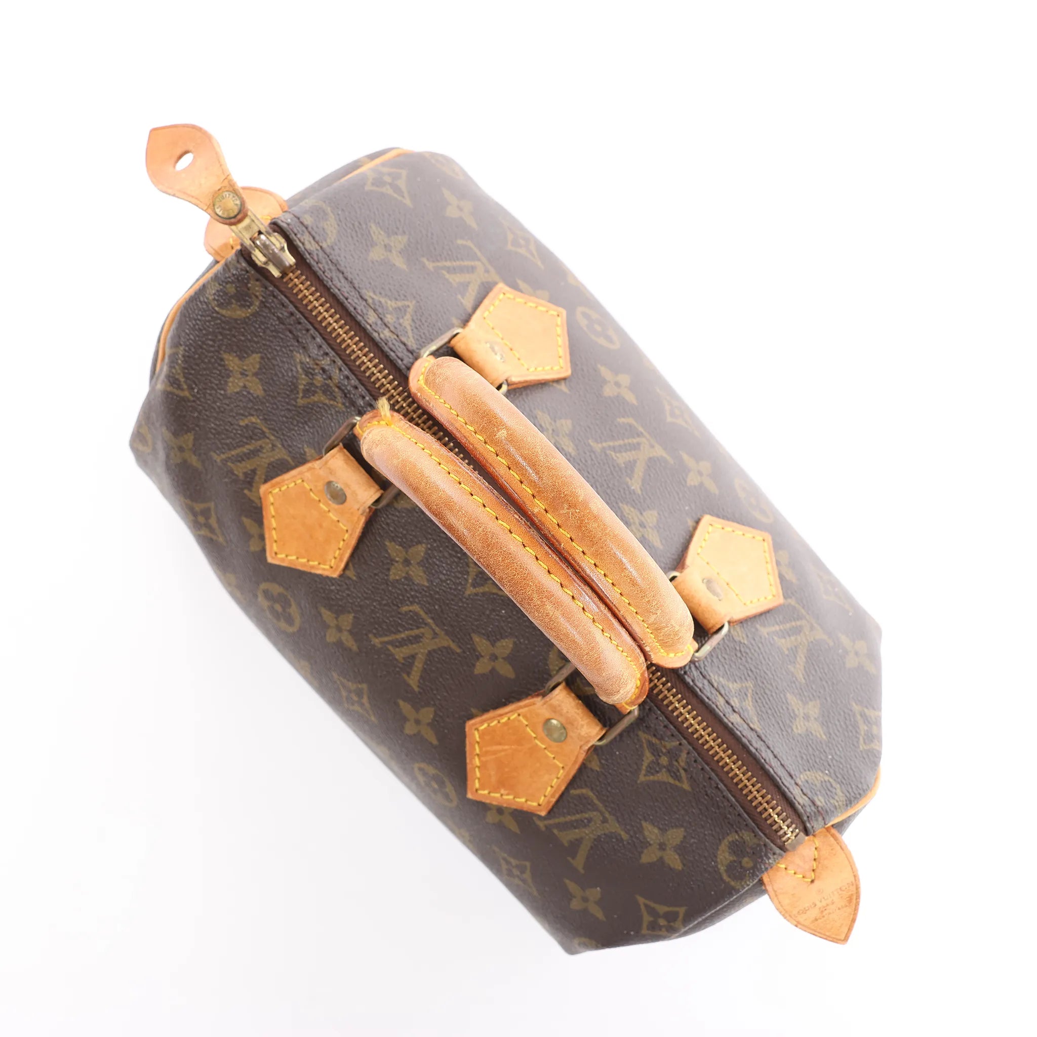 Louis Vuitton Speedy 25 Monogram Canvas Handbag in Brown M41528