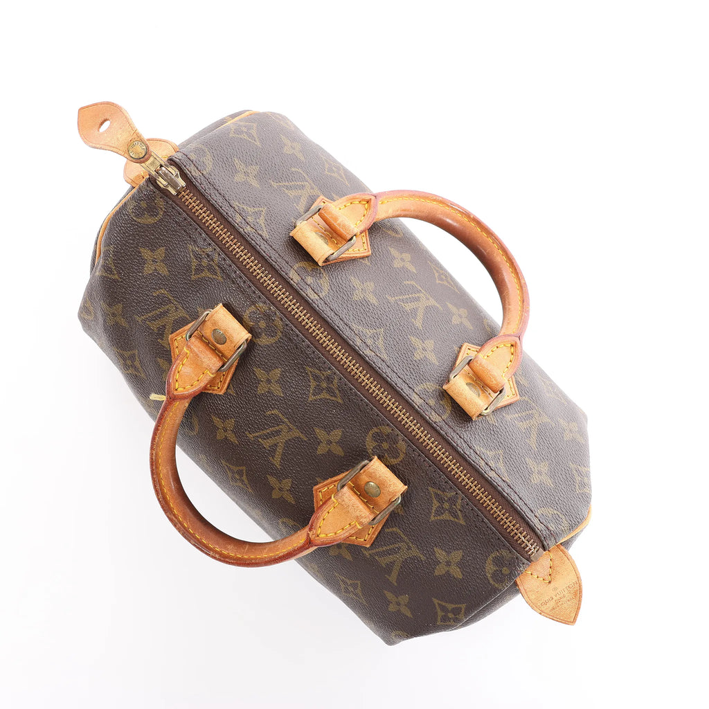 Louis Vuitton Speedy 25 Monogram Canvas Handbag in Brown M41528
