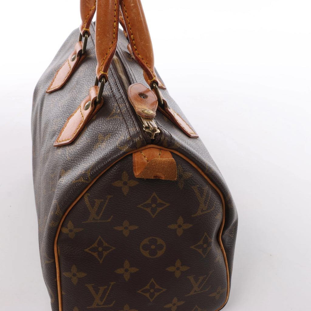 Bolso de mano Louis Vuitton Speedy 25 Monogram de lona marrón M41528