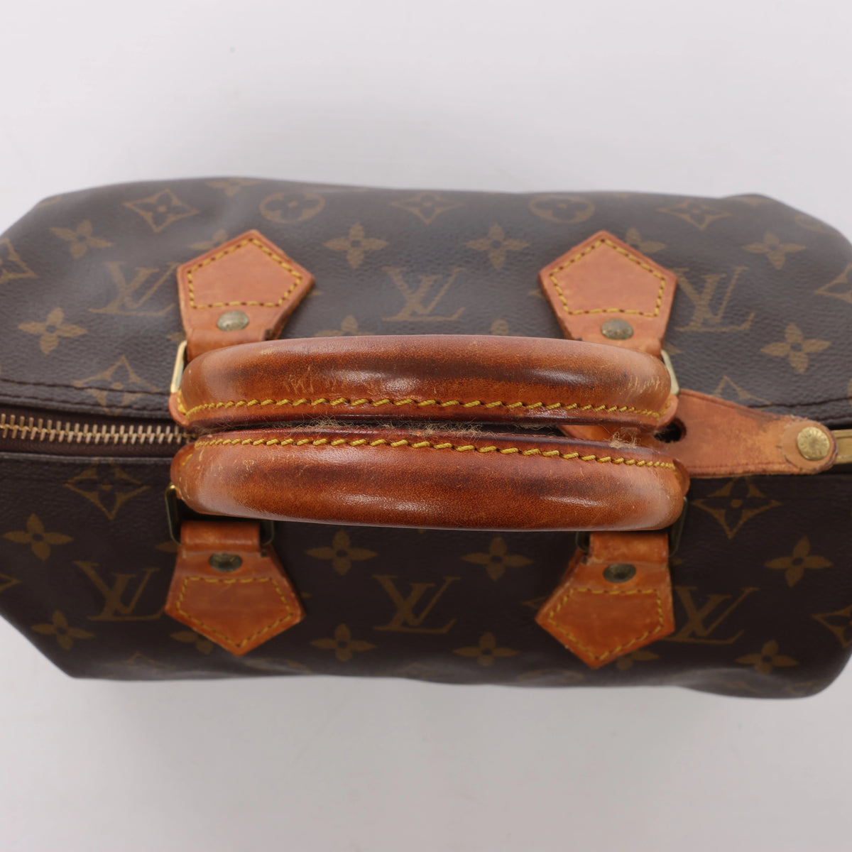 Bolso de mano Louis Vuitton Speedy 25 Monogram de lona marrón M41528