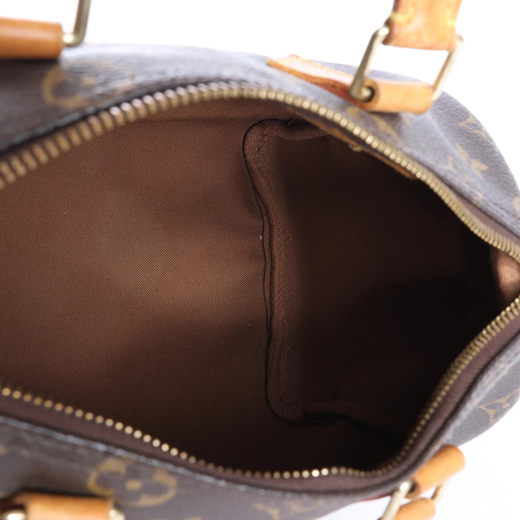 Louis Vuitton Speedy 25 Monogram Canvas Handbag in Brown M41528