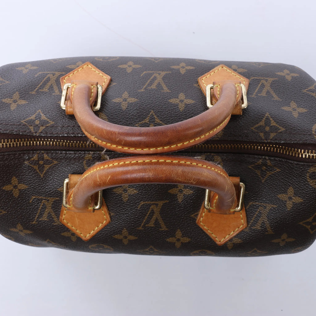 Louis Vuitton Speedy 25 Monogram Canvas Handbag in Brown M41528