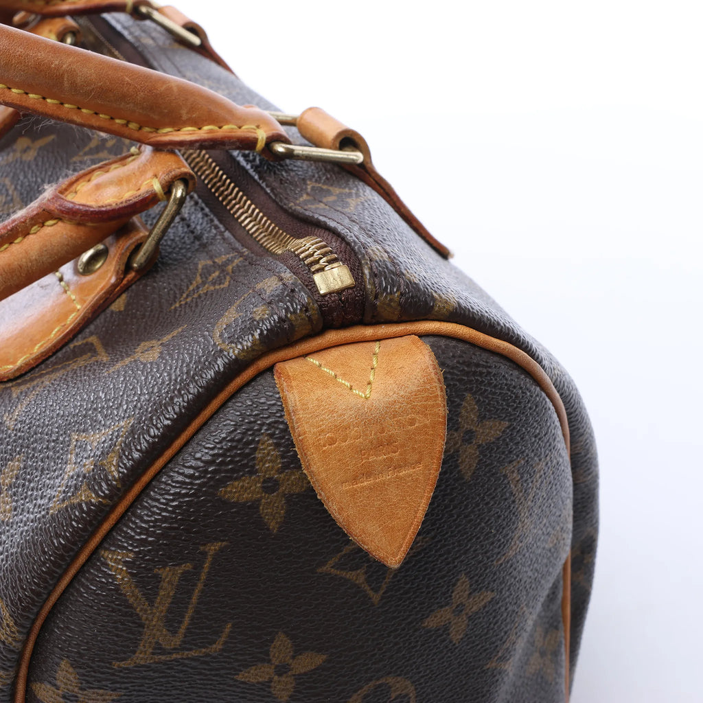 Louis Vuitton Speedy 25 Monogram Canvas Handbag in Brown M41528