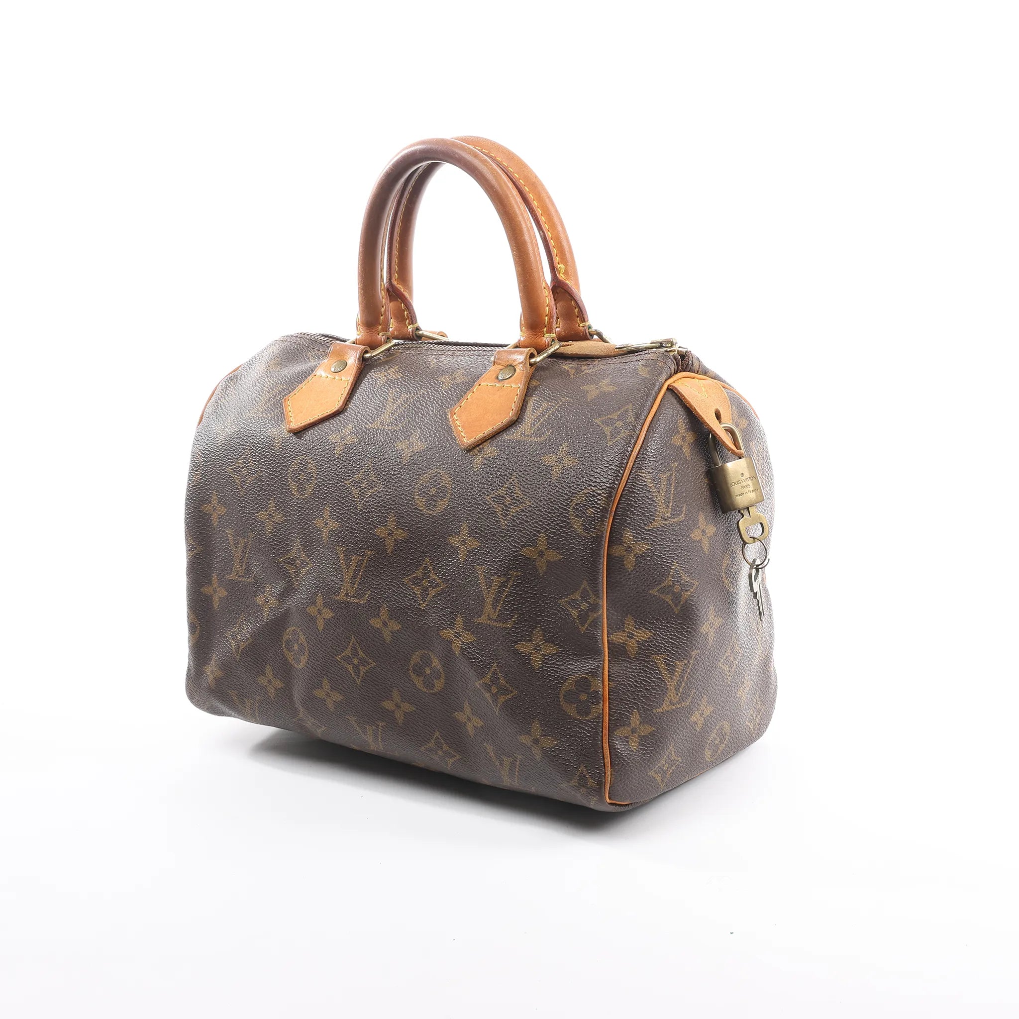 Louis Vuitton Speedy 25 Monogram Canvas Handbag in Brown M41528