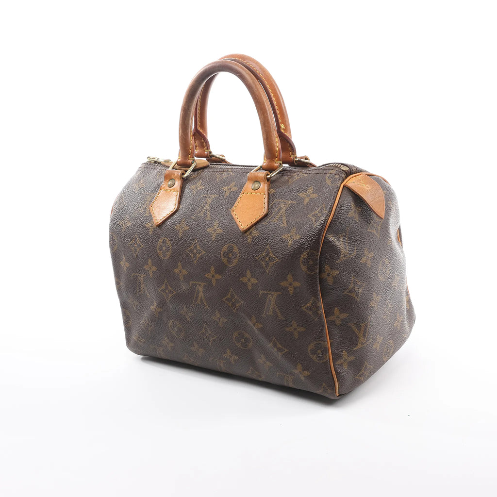 Louis Vuitton Speedy 25 Monogram Canvas Handbag in Brown M41528