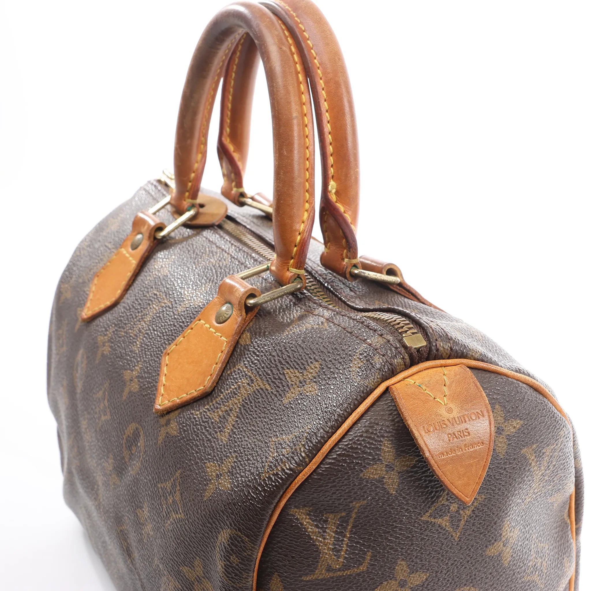 Louis Vuitton Speedy 25 Monogram Canvas Handbag in Brown M41528