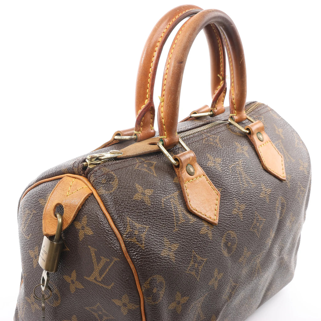 Louis Vuitton Speedy 25 Monogram Canvas Handbag in Brown M41528