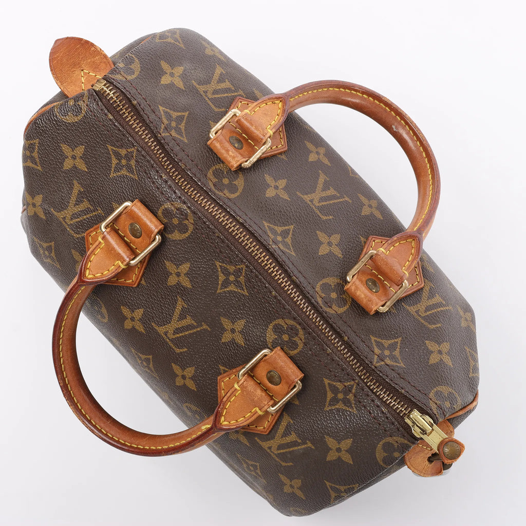 Louis Vuitton Speedy 25 Monogram Canvas Handbag in Brown M41528