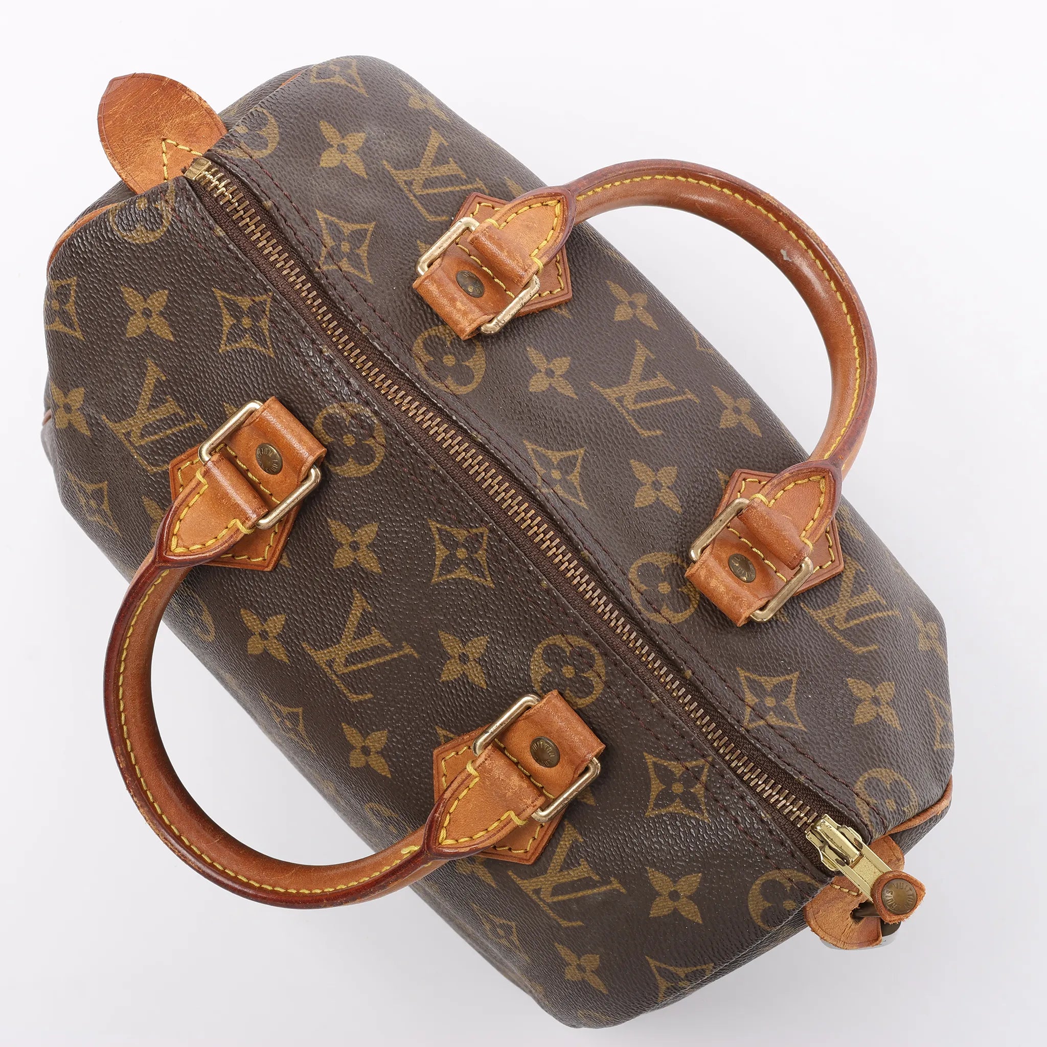 Louis Vuitton Speedy 25 Monogram Canvas Handbag in Brown M41528