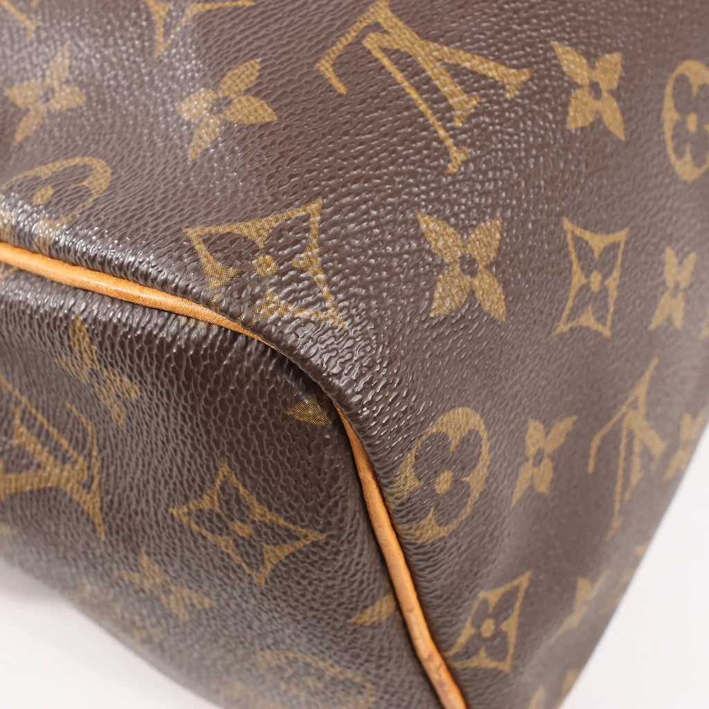 Louis Vuitton Monogram Speedy 25 Handbag in Brown M41528
