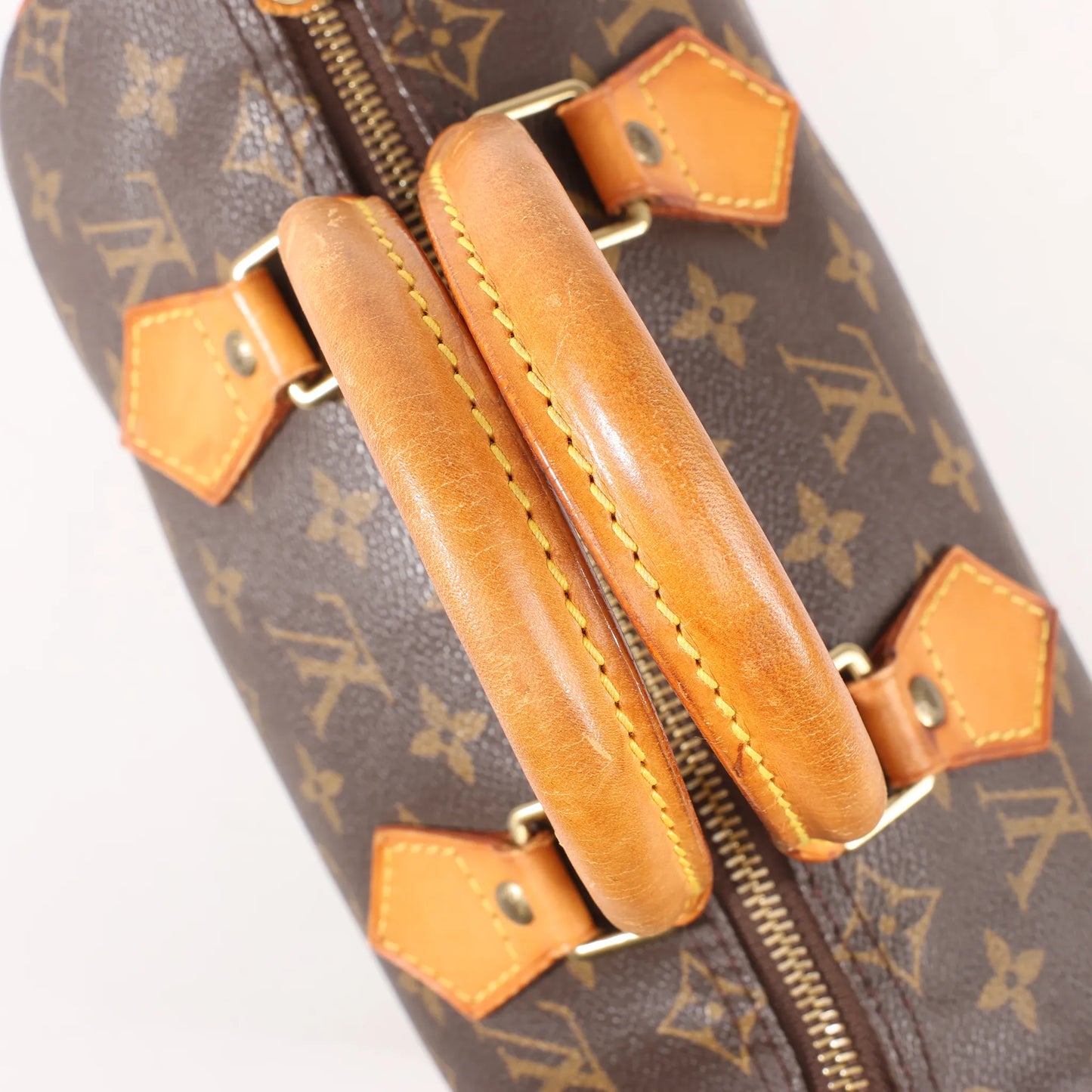 Louis Vuitton Monogram Speedy 25 Handbag in Brown M41528