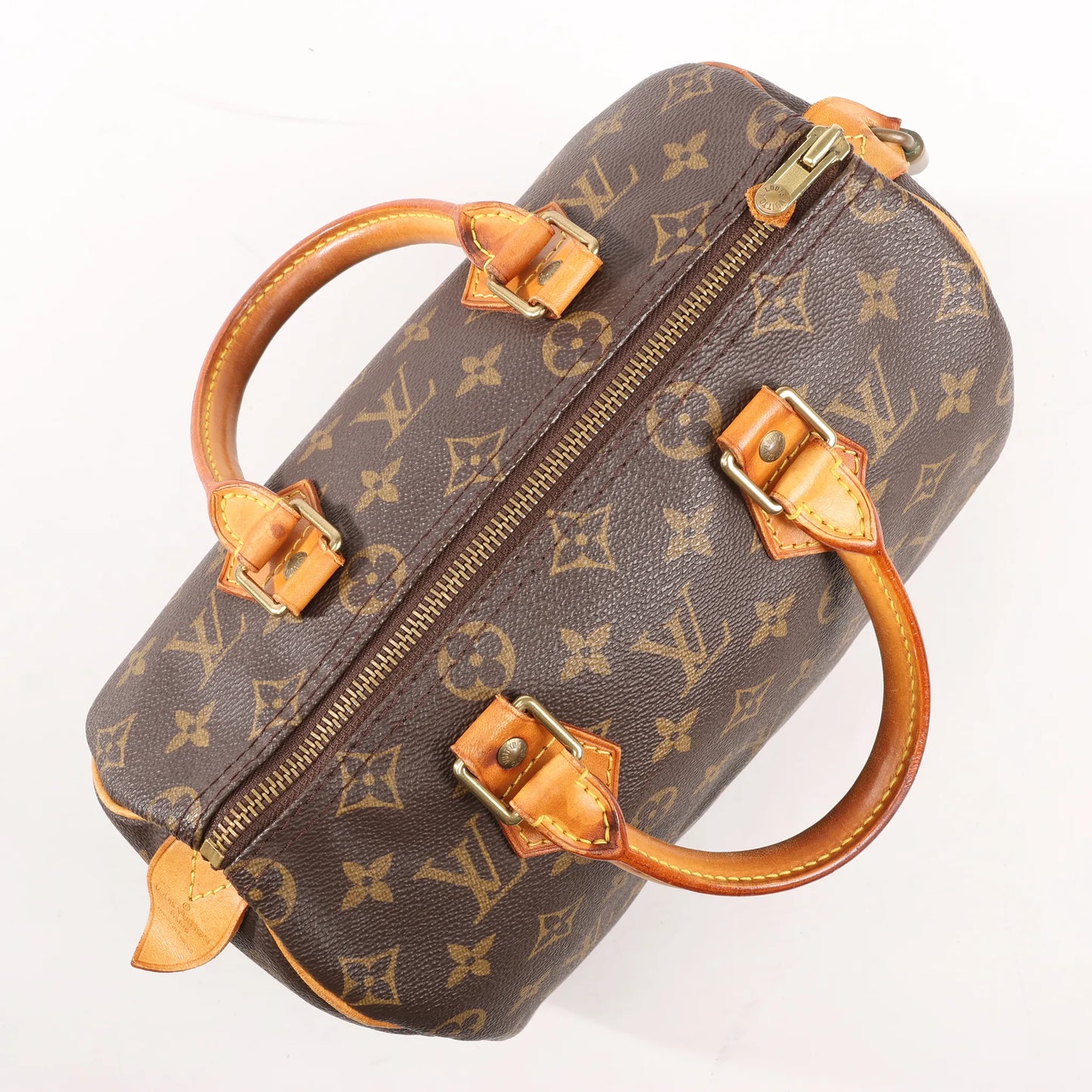 Louis Vuitton Monogram Speedy 25 Handbag in Brown M41528