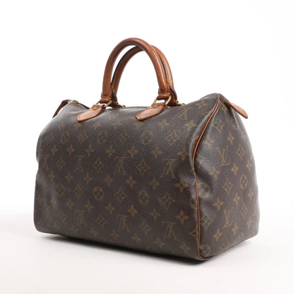 Louis Vuitton Speedy 30 Monogram Canvas Handbag in Brown