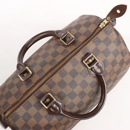 Louis Vuitton Speedy 30 Damier Ebene Handbag in Brown N41531