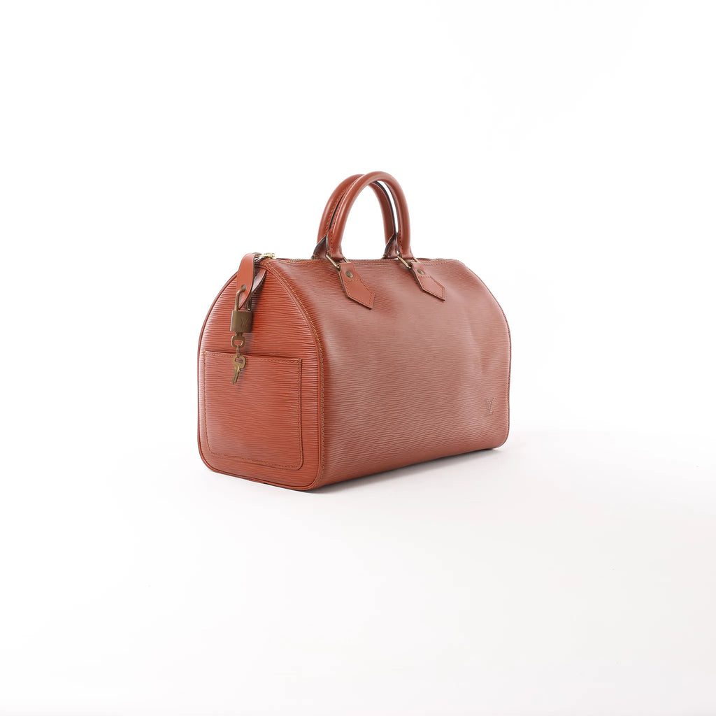 Louis Vuitton Speedy 30 Epi Leather Handbag in Brown M43003